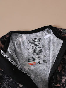 Onder de Zee Geprinte Baby Bamboe Pyjama's Zachte Gebreide Baby Romper met Lange Mouwen en Voetjes - Product Image 3