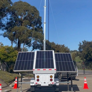Tour d'éclairage solaire mobile à déploiement rapide TPE-900L, projecteurs LED 100W, IP67, avec système de levage pour la construction, la sécurité et les événements d'urgence - Product Image 5