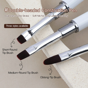 Pincel de Metal de Doble Punta para Decoración de Uñas, Herramienta para Pintar Líneas y Tallar con Gel, para Salón de Uñas - Product Image 3