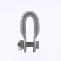 LanWang Manille en U / Manille à boulon en U / Manille d'ancrage / Manille de chaîne / Manille pour lignes électriques / Manille de type U pour raccords de lignes électriques