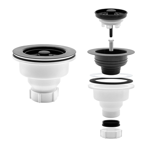 Fornitura di Fabbrica Accessori per <span class=keywords><strong>Lavello</strong></span> da <span class=keywords><strong>Cucina</strong></span> in Plastica PP Design Moderno Sistema di Drenaggio con Cestello - Product Image 1