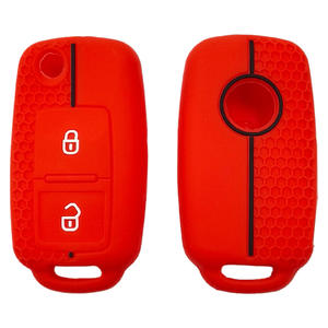 Funda de Silicona para Llaves de Coche VW Passat Golf 4 5 6 Polo T5 Caravelle Touran Skoda Octavia Fabia Seat <span class=keywords><strong>Toledo</strong></span> Ligier JS 50 Sport - Product Image 6