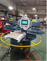 Presse à chaud rotative 16x24 à 2 têtes et 4 stations avec alignement laser pour impression DTF sur maillots et t-shirts 40*60cm