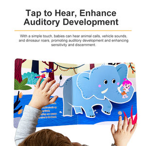 <span class=keywords><strong>Livre</strong></span> sonore interactif pour bébés et jeunes enfants - <span class=keywords><strong>Livre</strong></span> audio interactif en anglais pour l'apprentissage précoce avec pages en carton Hairun Sunshine - Product Image 5