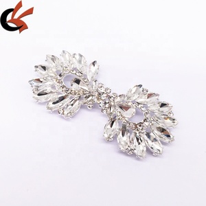 Conception personnalisée nouvelle mode manteaux de martre fourrure cristal strass paire fermoir bijoux ceinture strass boucle - Product Image 2
