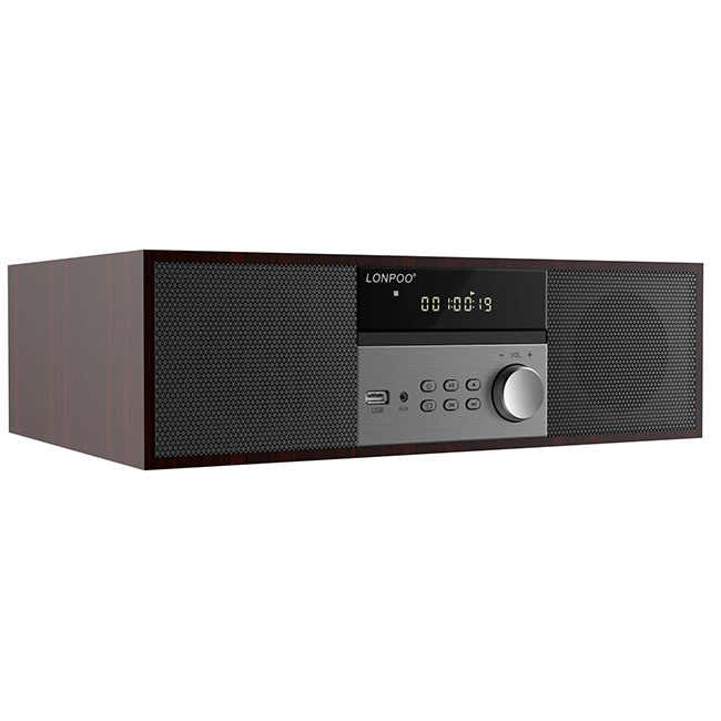 LONPOO LP-816 - Vintage Style Wireless BT System with FM