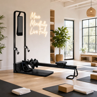 Machine de sport d'intérieur intelligente tout-en-un pour la maison avec technologie de résistance adaptative IA, écran tactile HD 21 pouces et Wi-Fi