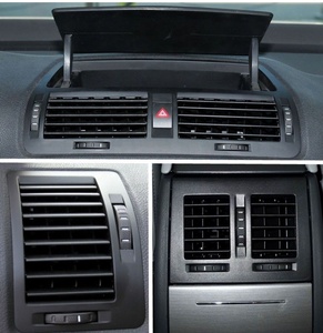 Rejilla de Ventilación del Salpicadero del Coche, Conjunto de Salidas de Aire Acondicionado Central Izquierda Derecha Trasera 1ZD820951 para <span class=keywords><strong>Skoda</strong></span> <span class=keywords><strong>Octavia</strong></span> 2004-2017 - Product Image 4