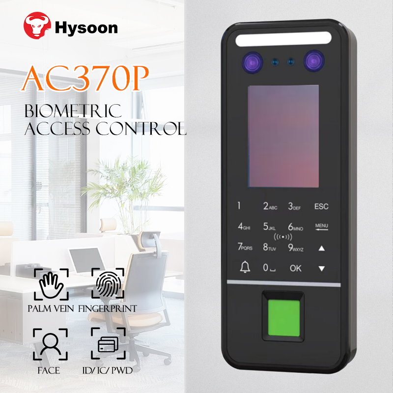 2025, новое биометрическое устройство Hysoon AC370P для распознавания отпечатков пальцев и ладони, интеллектуальное устройство контроля доступа к дверям и посещаемости времени