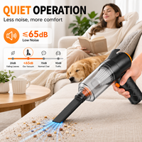 Excellent rapport qualité-prix : Ensemble aspirateur électrique portable 4-en-1 pour voiture en ABS et PS, avec chargement USB, capacité de 0,5 à 1 L et fonction de scellage sous vide