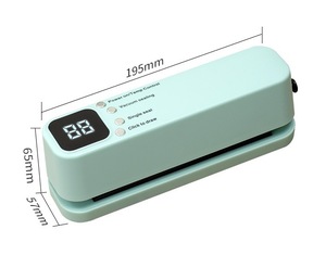 เครื่องซีลสูญญากาศอัตโนมัติขนาดเล็ก 3-in-1 พร้อมที่ตัด ดีไซน์กะทัดรัด ระบบดูดอากาศทรงพลัง สำหรับใช้ในครัวเรือน ขายส่ง - Product Image 1