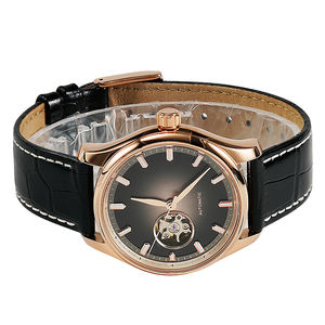 Reloj tourbillon de acero inoxidable de oro rosa NH38, relojes de movimiento japonés para hombres, marca de lujo, reloj de muñeca ahuecado automático - Product Image 2