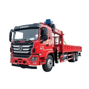 Grúa Móvil Montada en Camión Dongfeng 6x4 de 14 Toneladas con Brazo de 5 Secciones para Transporte y Elevación - Product Image 1