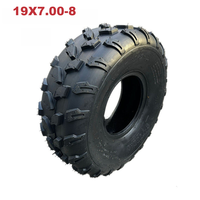 Pneu tout-terrain radial sans chambre à air YUEBO 19x7-8 pour quad et voiture, garantie 1 an, fabriqué dans le Zhejiang