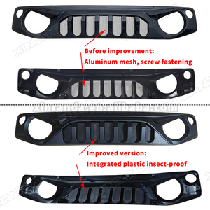 Calandre avant Off-Road Angry Face pour Suzuki Jimny JB64 JB74 2018-2025 |   Grille en maille ABS pour Jimny 3/5 portes, accessoires de modification - Product Image 4