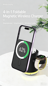 Cargador Inalámbrico Magnético de 27W, Cargador Rápido para Teléfono, Reloj y Auriculares, Compatible con Todos los Dispositivos Samsung y <span class=keywords><strong>Apple</strong></span> - Product Image 3