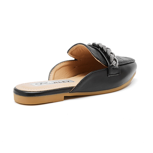 Lady Shoes <strong>Sandals</strong> Open Back Flat <strong>Women</strong>&amp;#39;<strong>s</strong> <strong>Sandal</strong> and Slipper 2023 New Fashion <strong>Closed</strong> <strong>Toe</strong> Casual Summer PU TPR - Product Image 4