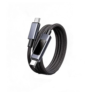 สายชาร์จ UGREEN 240W PD Type C to Type C รุ่น L541 แบบถัก พร้อมหน้าจอแสดงผลดิจิตอลแสดงแรงดัน กระแสไฟ และกำลังไฟ - Product Image 1