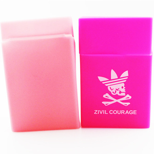 Étui à cigarettes transparent en silicone fin avec logo sérigraphié OEM - Product Image 6