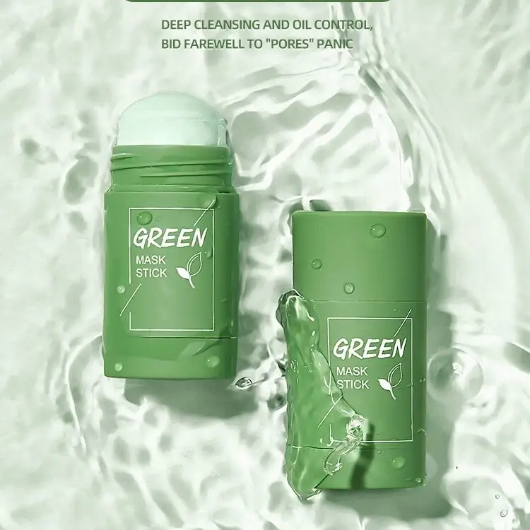 ฟรีตัวอย่างเกาหลีขี้เกียจ Face Mask Skin Care Cooling Cleansing Chimp หน้ากากเกาหลีผิวสีเขียวชา Mud Mask