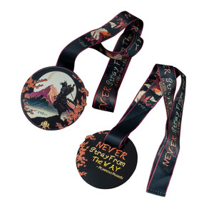 Fornitura di fabbrica in metallo artigianato Design personalizzato maratona nuoto Pentathlon moderno medaglia nordica combinata medaglia - Product Image 6