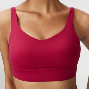 Fabbrica di abbigliamento sportivo personalizzato in tessuto di bambù antiurto reggiseno sportivo da donna con fibbia canottiere fisse coppe taglie forti per Fitness Yoga biancheria intima - Product Image 3