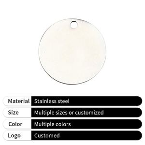 Wholesale Metal Blank Pet <b>Tag</b> Black Color Stainless Steel Dog Name <b>ID</b> <b>Tag</b> for Gifts - Product Image 4