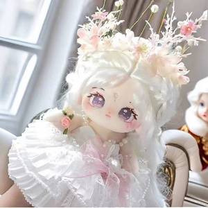 Bambola di Peluche Autentica 20cm, Bambola Nuda con Capelli Spettinati, Set Gioco Carino con Vestiti Intercambiabili, Strumenti per la Cura delle Bambole, Regalo di Compleanno Perfetto - Product Image 3