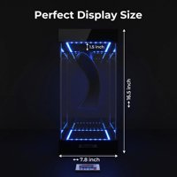 Support de présentation de collier lévitant, rotation à 360° avec télécommande, plateforme de présentation de bijoux éclairée par LED