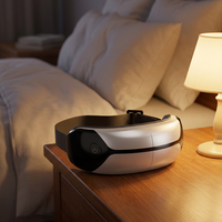 Masseur oculaire relaxant portable avec airbags, pétrissage et chaleur, masque oculaire électrique de voyage