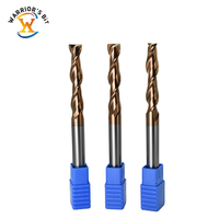 Fraise à queue carrée plate en carbure HRC65 à 2 dents Warrior's Bit pour acier, compatible OEM et ODM