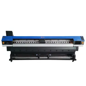 Pabrik I3200 Eco-Solvent 320cm 3.2m Printer 2 kepala mesin cetak Banner Flex dengan garansi 1 tahun