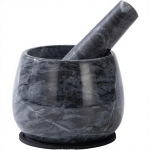 Broyeur à main en pierre de granit artisanal pour épices, herbes, poivre, café, graines – Idéal pour la cuisine, la restauration et la vente en gros - Product Image 3