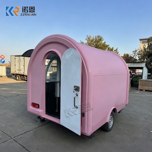 Fiberglas Mobil Yiyecek Römorku, Yerleşik Lavabo, Çekilebilir Yiyecek Arabası, Açık Hava İkramı, Sokak Satıcısı, Gece Pazarı Yiyecek Kamyonu - Product Image 6