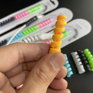 ปลอกหุ้มป้องกันสายเคเบิลแบบเกลียวสำหรับหูฟัง,อุปกรณ์ป้องกันสายชาร์จสายไฟสำหรับหูฟังหูฟังหูฟัง - Product Image 2