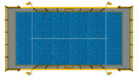 Terrain de padel extérieur à protection UV, longue durée de vie, hautement résistant aux intempéries, terrain de padel panoramique