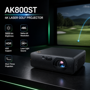 <span class=keywords><strong>Projecteur</strong></span> laser DLP à courte focale <span class=keywords><strong>Benq</strong></span> AK800ST 5000 lumens <span class=keywords><strong>4K</strong></span> avec prise en charge HIFI STEREO HDR MEMC pour une utilisation en entreprise, en éducation et en intérieur - Product Image 1
