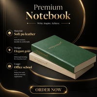 Carnet en cuir PU souple avec pages intérieures vierges, lignées ou quadrillées, agenda personnalisable pour le bureau ou comme cadeau