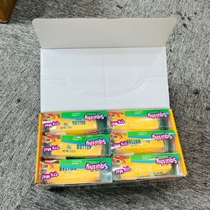 ของเล่นบีบเนยแท่งขนาดเล็ก 4 ออนซ์ 11*3.5 ซม. ของเล่นคลายเครียด TPR แป้งเนยบีบคืนรูปช้า พร้อมที่วางโชว์ - Product Image 5