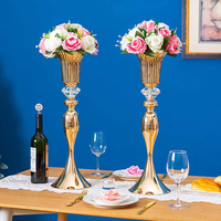 Support à fleurs de style européen pour décoration de mariage, idéal pour banquets d'hôtel, conteneur central pour fleurs, arrangement de banquet de mariage
