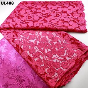 Parti doux et soigné Guipure dentelle tissu cordon dentelle broderie tissu Aso Ebi robe pour fête coréen dentelle tissu - Product Image 3