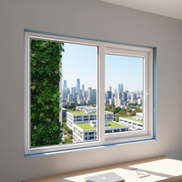 Ventana Abatible de PVC Personalizada, Apertura Interior, Diseño Abatible y Giratorio, Doble Acristalamiento, Vidrio Bajo Emisivo, Ahorro Energético