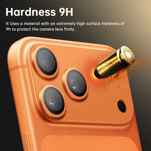 Jmswireless ống kính máy ảnh kim loại bảo vệ đầy đủ <span class=keywords><strong>2025</strong></span> bảo vệ máy ảnh mới đến cho Iphone 17 Pro/17 Pro max-cam - Product Image 2