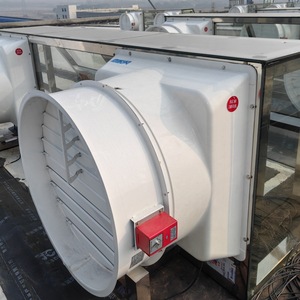 Ventilateur axial industriel 48 pouces, pales en fibre de verre, 2800 tr/min, roulement à billes, couleur bleue, pour ventilation d'atelier et d'usine - Product Image 2
