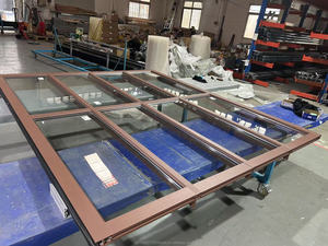 <span class=keywords><strong>Porte</strong></span> latérale <span class=keywords><strong>électrique</strong></span> en verre en alliage d'aluminium moderne, légère et personnalisable, installation facile, étanche, pour garages et villas - Product Image 2