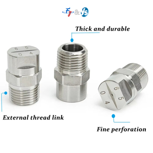 Boquillas de Pulverización de Abanico Plano, Boquilla de Pulverización Industrial Serie H-U, Boquilla de Pulverización de Agua Industrial en V, Boquilla de Pulverización de Abanico Plano - Product Image 4