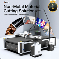 Máquina de Corte CNC con Cuchilla Oscilante AOYOO para Espuma, Vidrio, Tela, Kevlar, Carbono Preimpregnado en Rollo