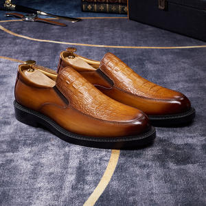 Zapatos Formales de Negocios para Hombre de Alta Calidad - Mocasines de Cuero Genuino Hechos a Mano, Duraderos, con Aumento de Altura, Antideslizantes, para Bodas de Otoño - Product Image 5