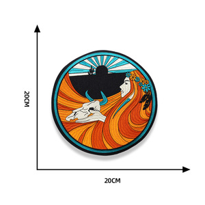 Quantité minimale de commande 50 Premier-Rate Service Show Art Nouveau Charme Personnalisé Art Nouveau Broderie Patch Coudre/Fer Sur Les Vêtements - Product Image 4