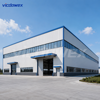 VICDOWEX Bâtiment en structure acier sur mesure pour usine industrielle, entrepôt et atelier